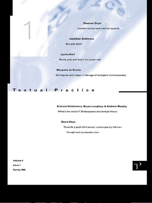 cover image of Textual Practice